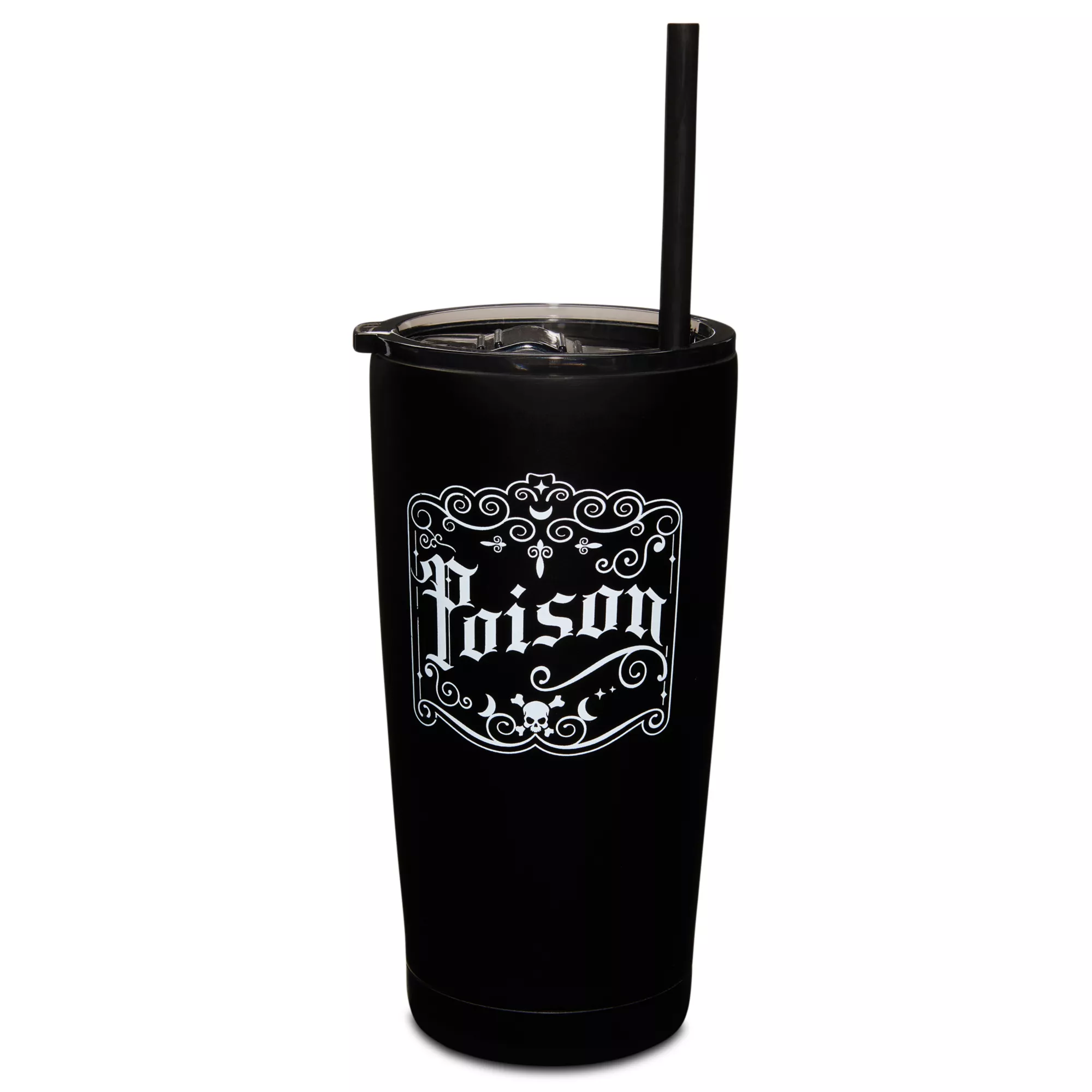 Poison Travel Tumbler with Straw 20 oz. at Spencer's