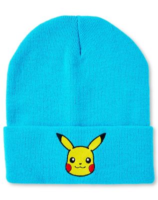 Blue Pikachu Cuff Beanie Hat - Pokémon - Spencer's