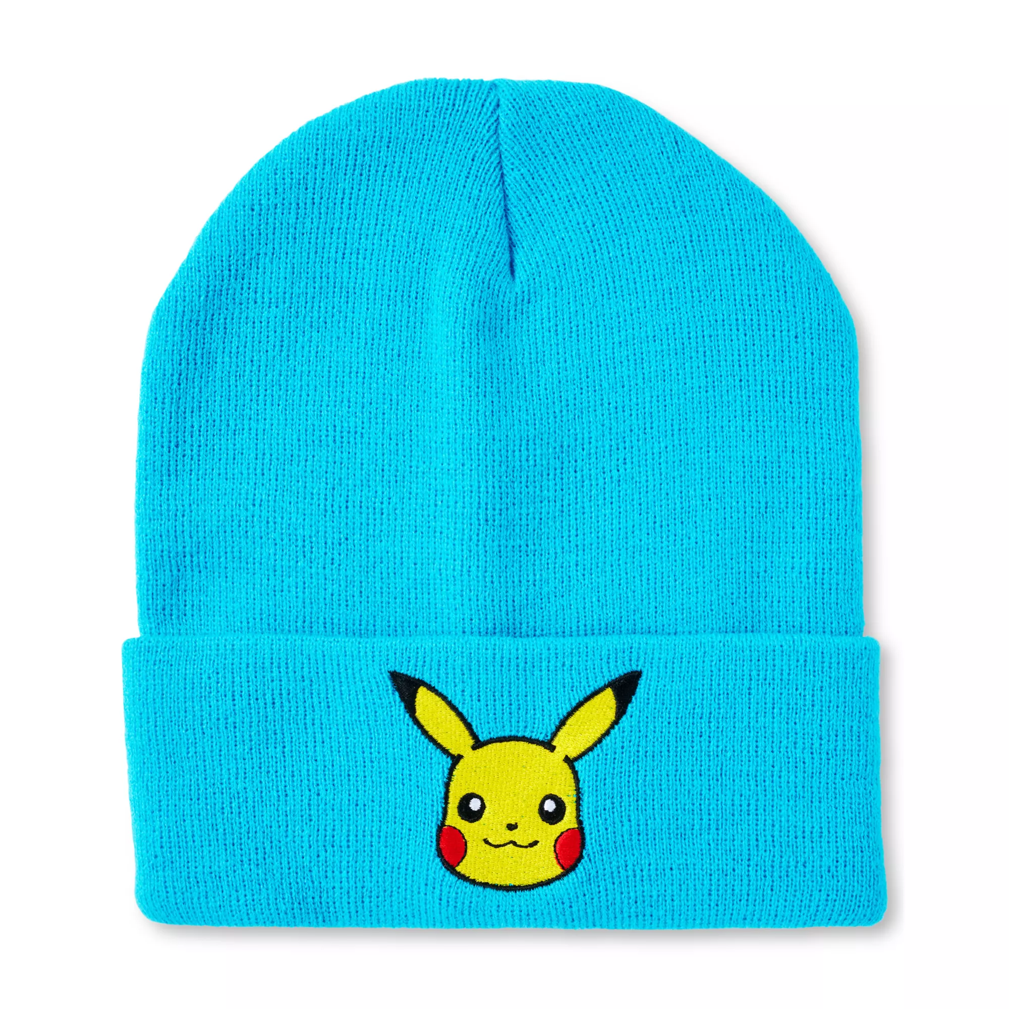 Blue Pikachu Cuff Beanie Hat - Pokémon at Spencer's