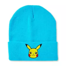 Blue Pikachu Cuff Beanie Hat - Pokémon at Spencer's