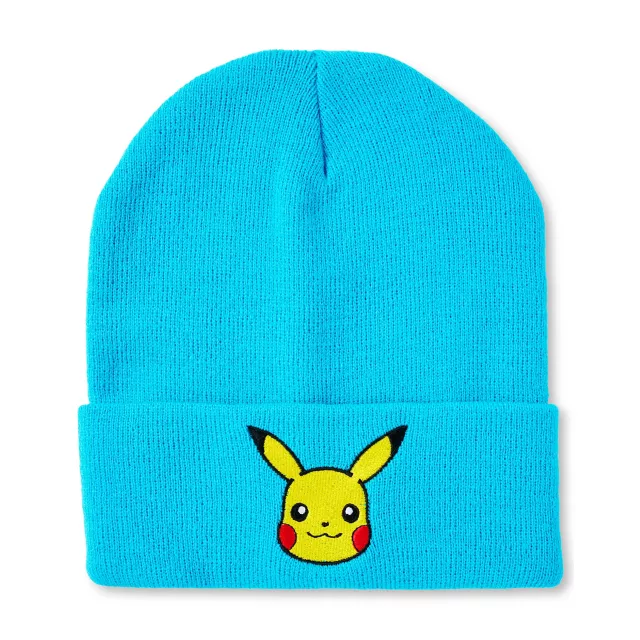 Blue Pikachu Cuff Beanie Hat - Pokémon at Spencer's