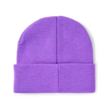 Purple Coraline and Cat Cuff Beanie Hat at Spencer's