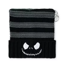 Jack Skellington Pierced Thick Knit Cuff Beanie Hat - The Nightmare Before Christmas at Spencer's