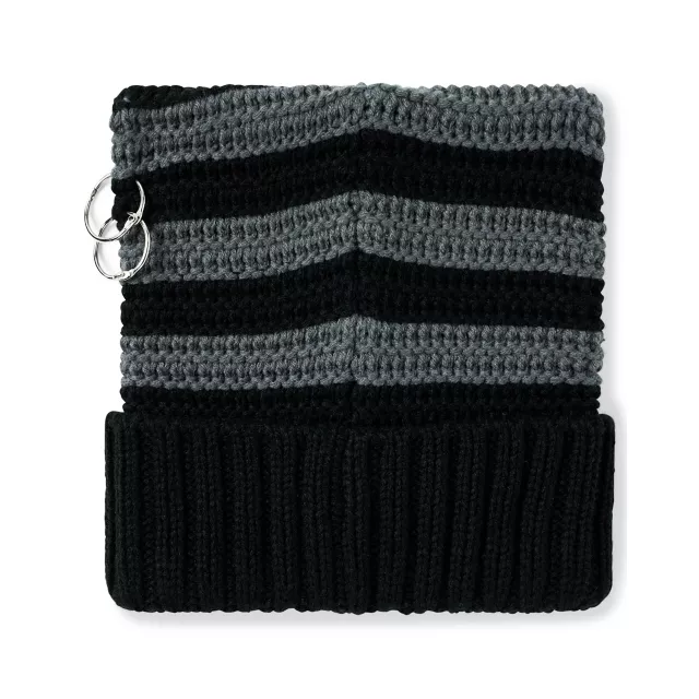 Jack Skellington Pierced Thick Knit Cuff Beanie Hat - The Nightmare Before Christmas at Spencer's