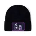 Jack and Sally Purple Patch Cuff Beanie Hat - The Nightmare Before Christmas at Spencer's
