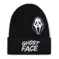 Ghost Face Embroidered Cuff Beanie Hat at Spencer's