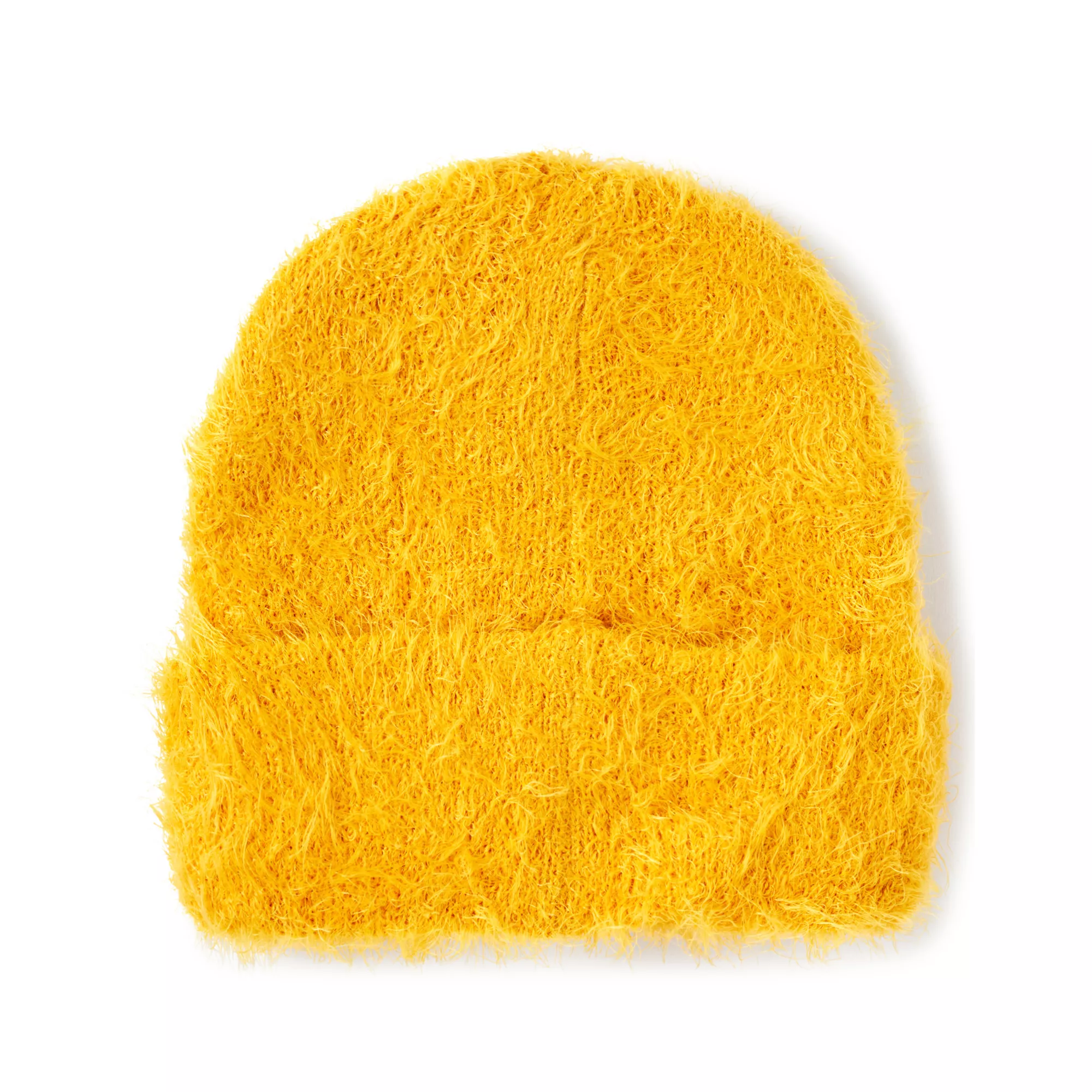 Fuzzy Gudetama Cuff Beanie Hat at Spencer's