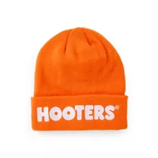Orange Hooters Knit Hat at Spencer's