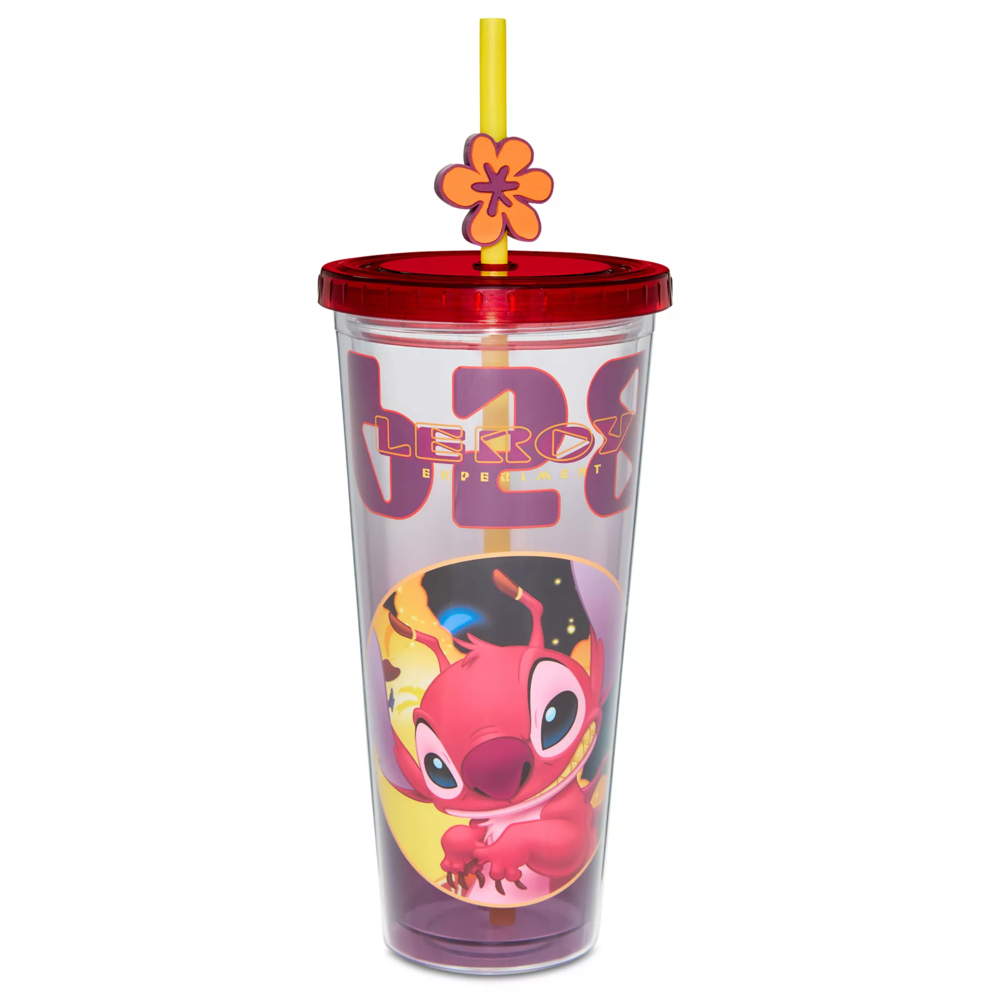 Lilo & Stitch Leroy Cup with Straw - 24 oz. at Spencer's
