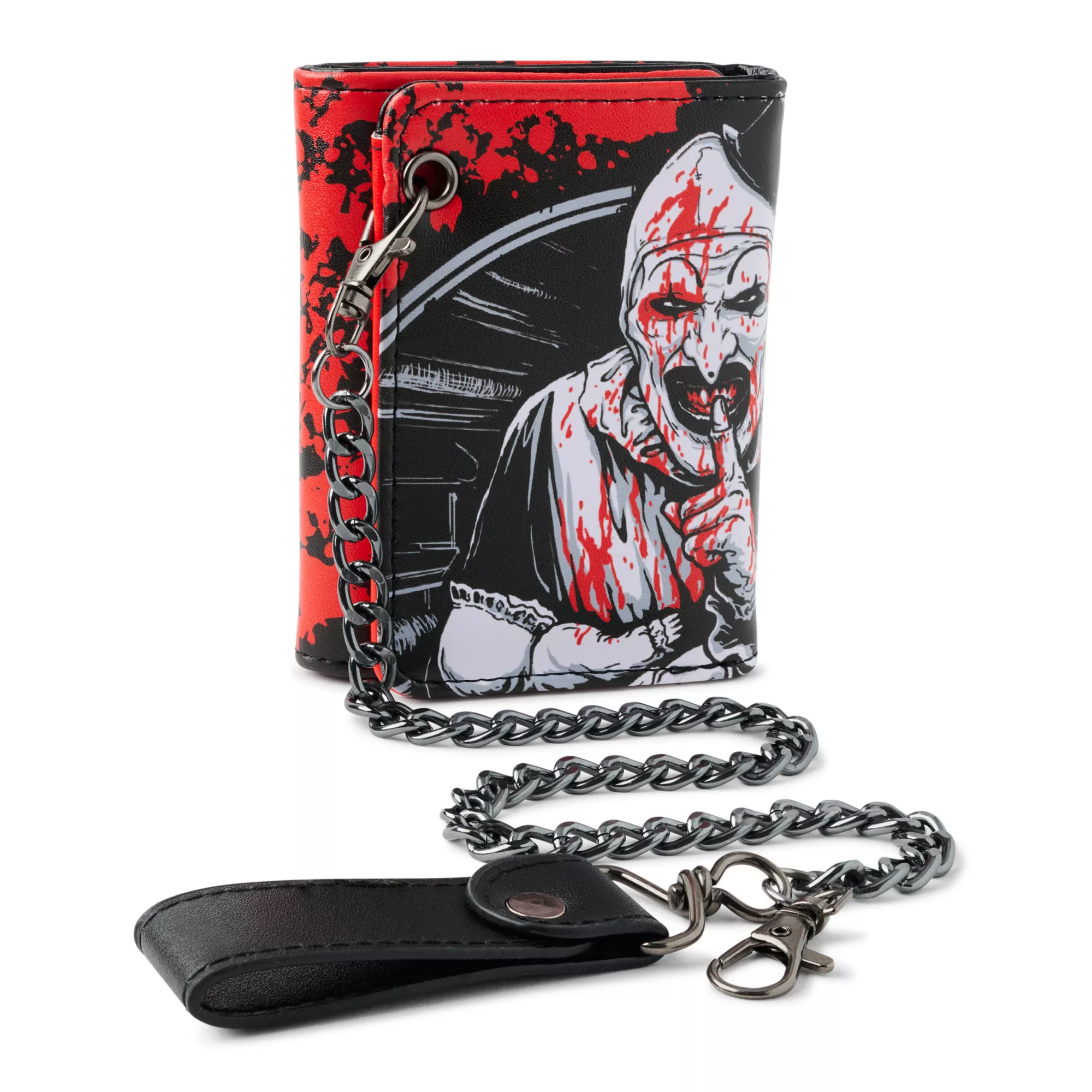 Art the Clown Shh Chain Wallet - Terrifier at Spencer's
