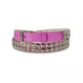 Pink Silvertone Studded Belt at Spencer's