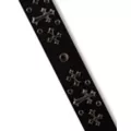 Black Cross Studded Belt at Spencer's