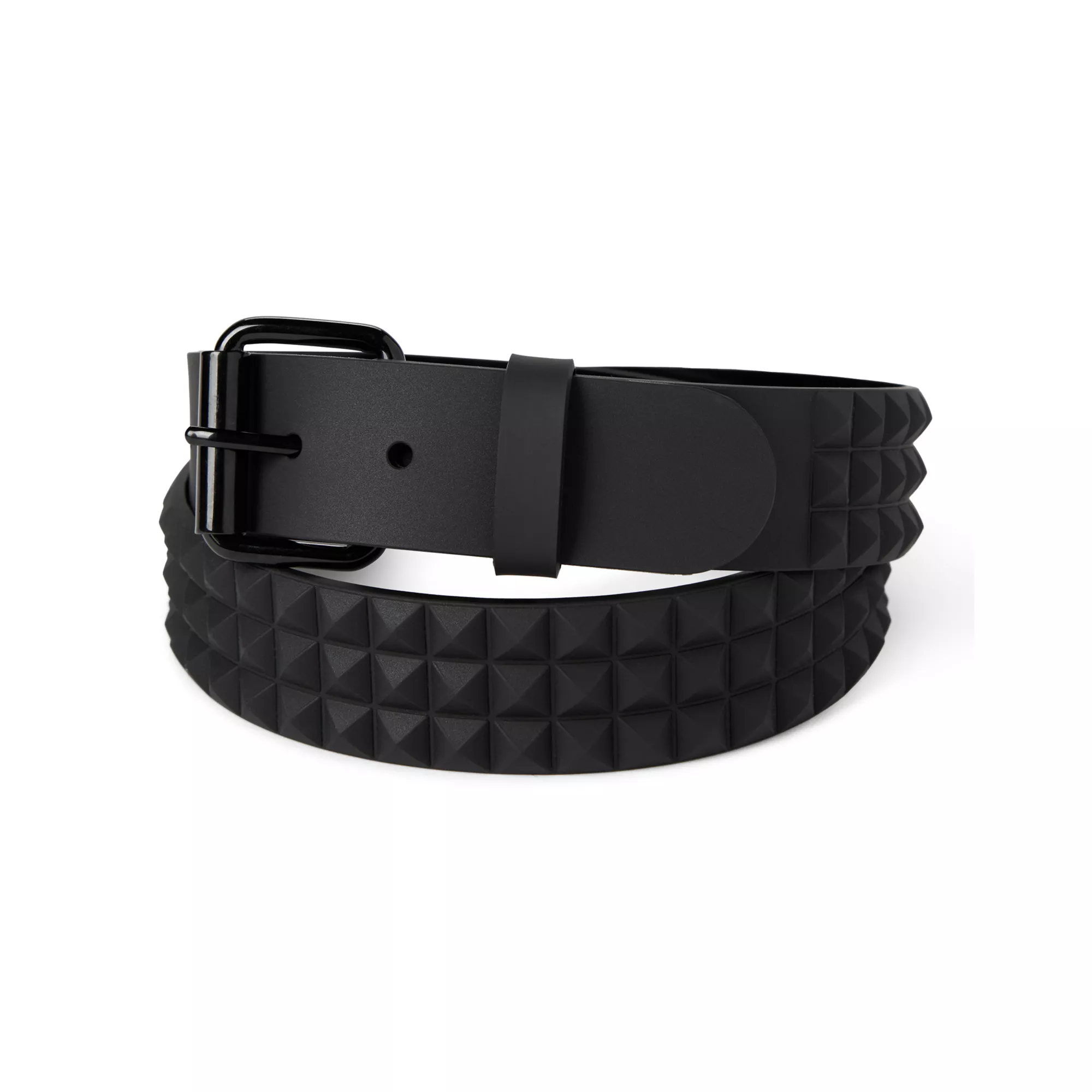 Black Pyramid Studded Belt at Spencer's