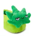 Weed Leaf Plush Slippers at Spencer's