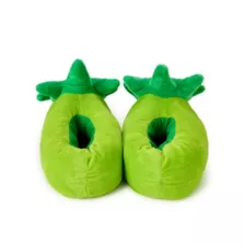 Weed Leaf Plush Slippers at Spencer's