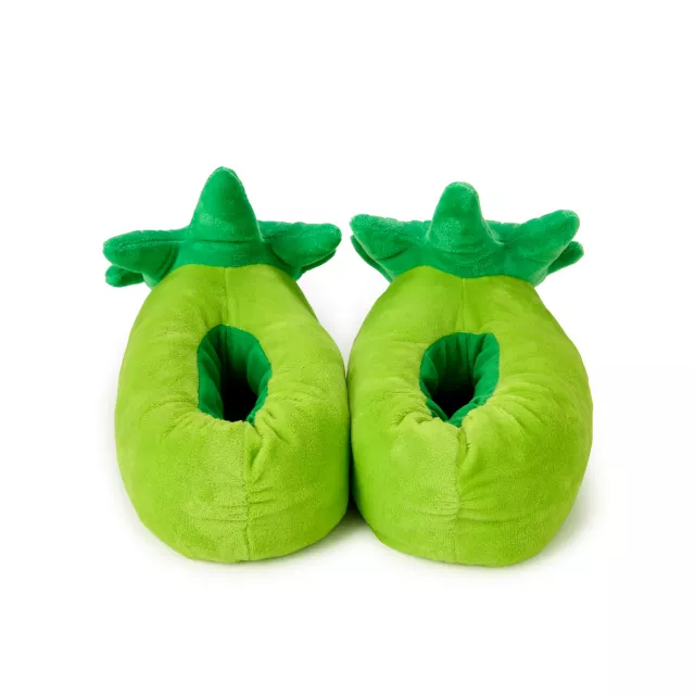 Weed Leaf Plush Slippers at Spencer's