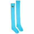 Blue Butterfly Over the Knee Socks at Spencer's
