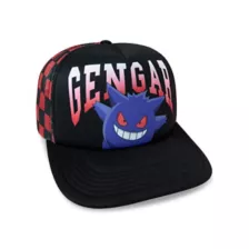 Gengar Black and Red Checkered Trucker Hat - Pokémon at Spencer's