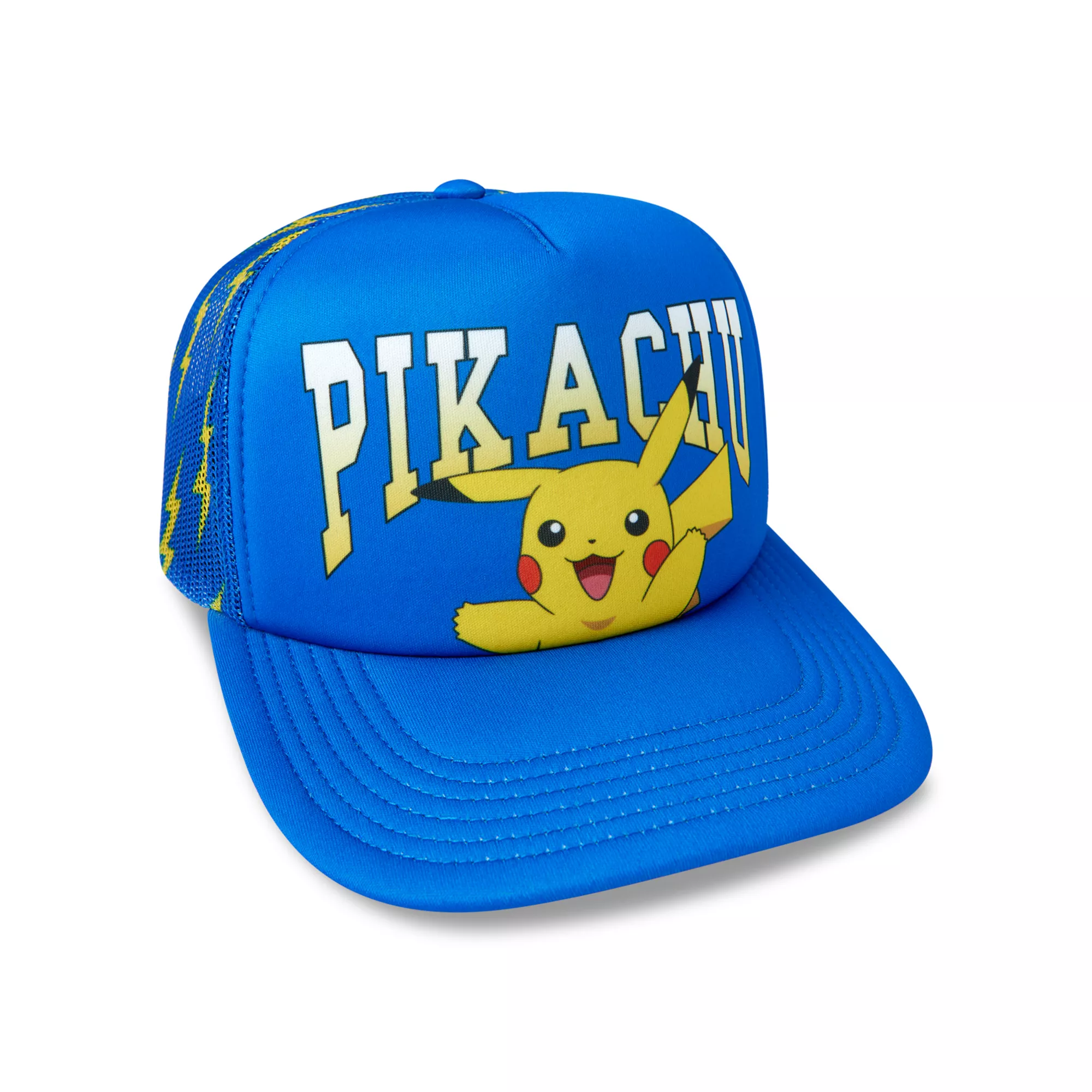 Pikachu Blue Lightning Bolt Snapback Hat - Pokémon at Spencer's