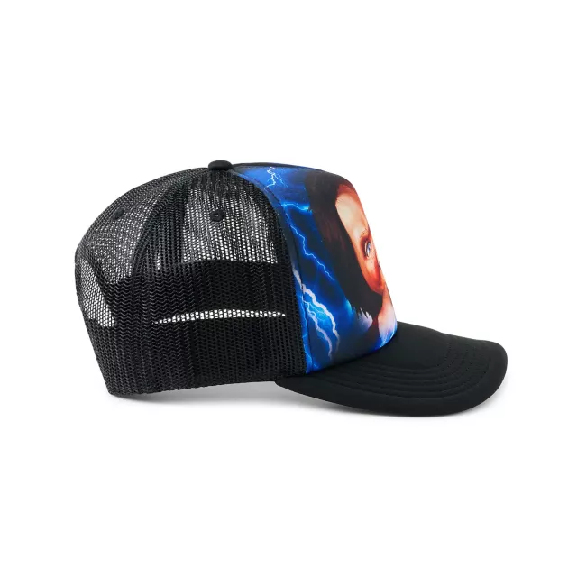 Chucky Lightning Trucker Hat at Spencer's