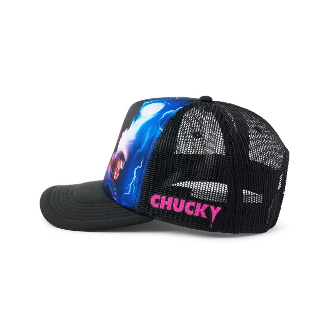 Chucky Lightning Trucker Hat at Spencer's