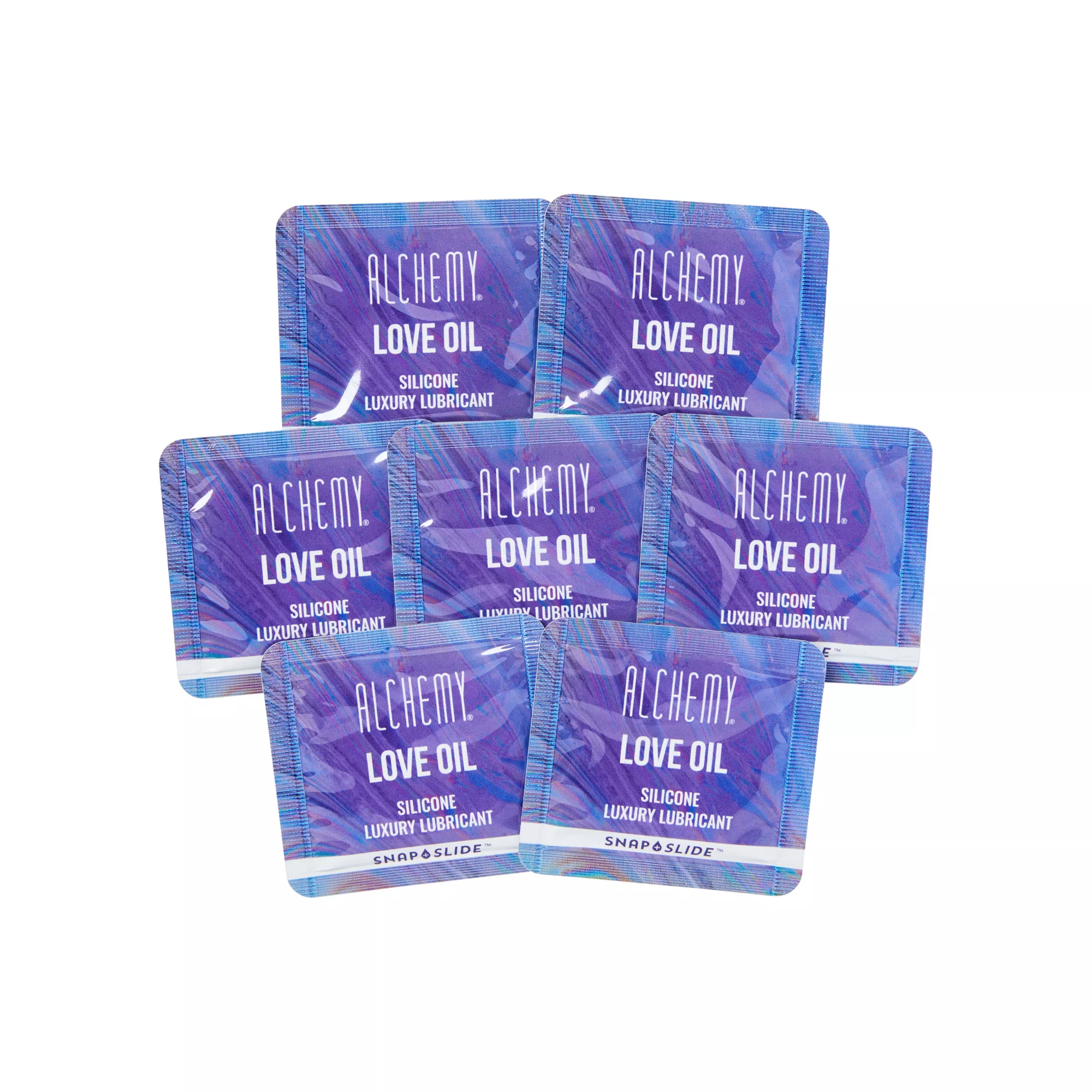 Multi-Pack Love Oil Silicone Luxury  Lubricant Packets - 16 Pack