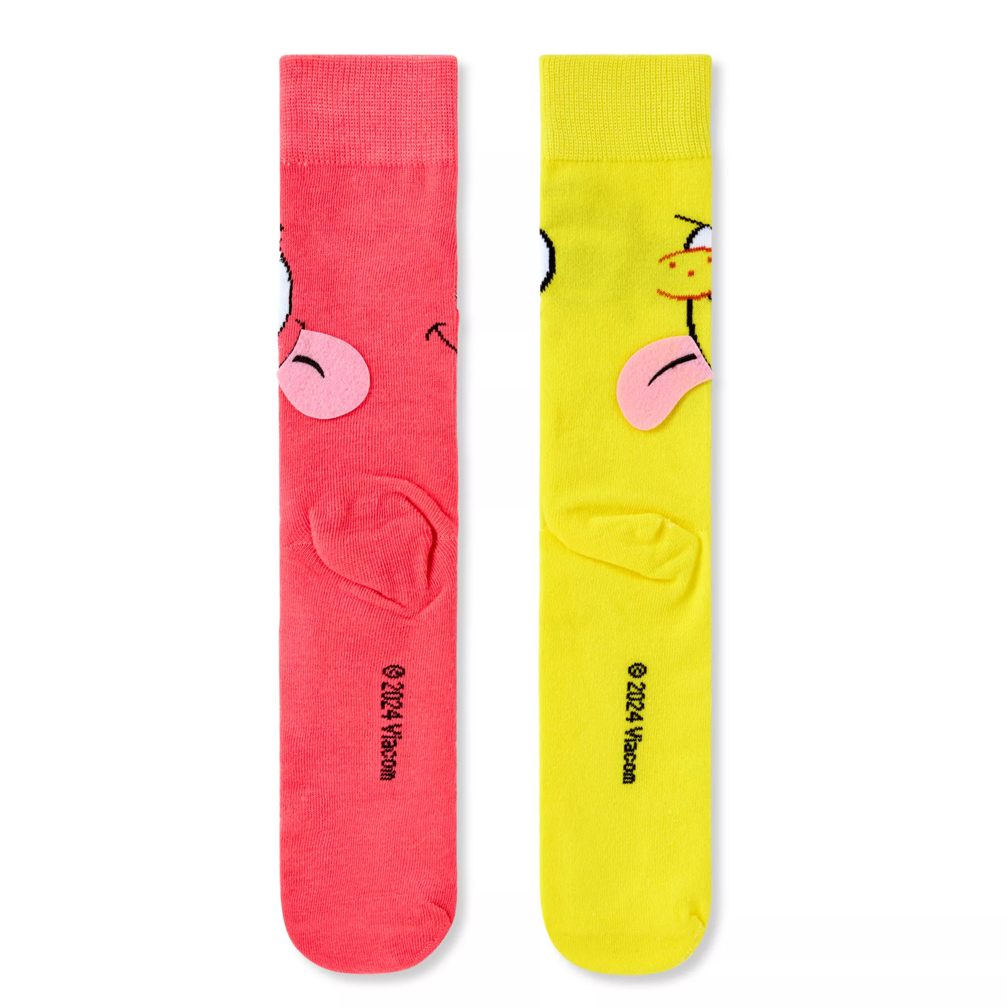 SpongeBob SquarePants Tongue Crew Socks at Spencer's