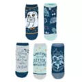 Blue Harry Potter No Show Socks - 5 Pack at Spencer's