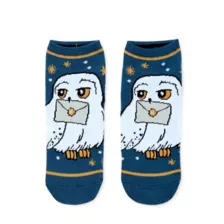 Blue Harry Potter No Show Socks - 5 Pack at Spencer's