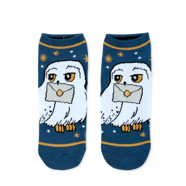 Blue Harry Potter No Show Socks - 5 Pack at Spencer's