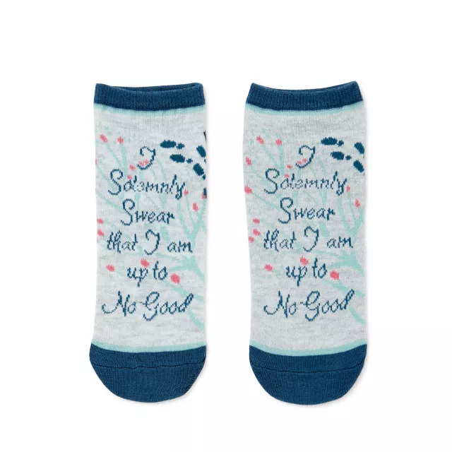 Blue Harry Potter No Show Socks - 5 Pack at Spencer's