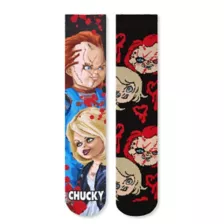 Chucky and Tiffany Crew Socks - 2 Pair at Spencer's