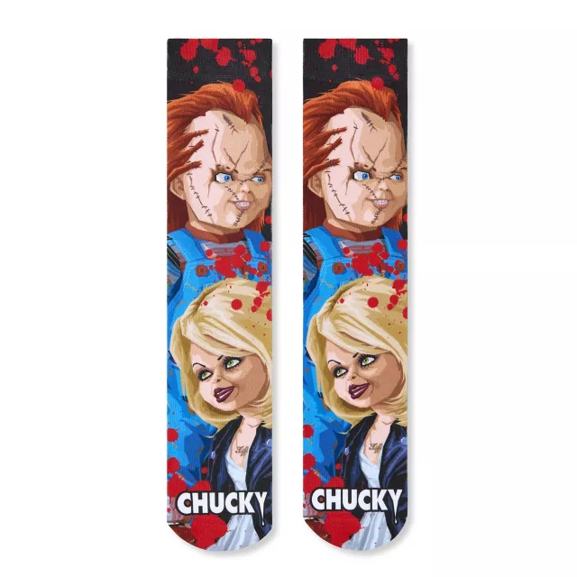 Chucky and Tiffany Crew Socks - 2 Pair at Spencer's