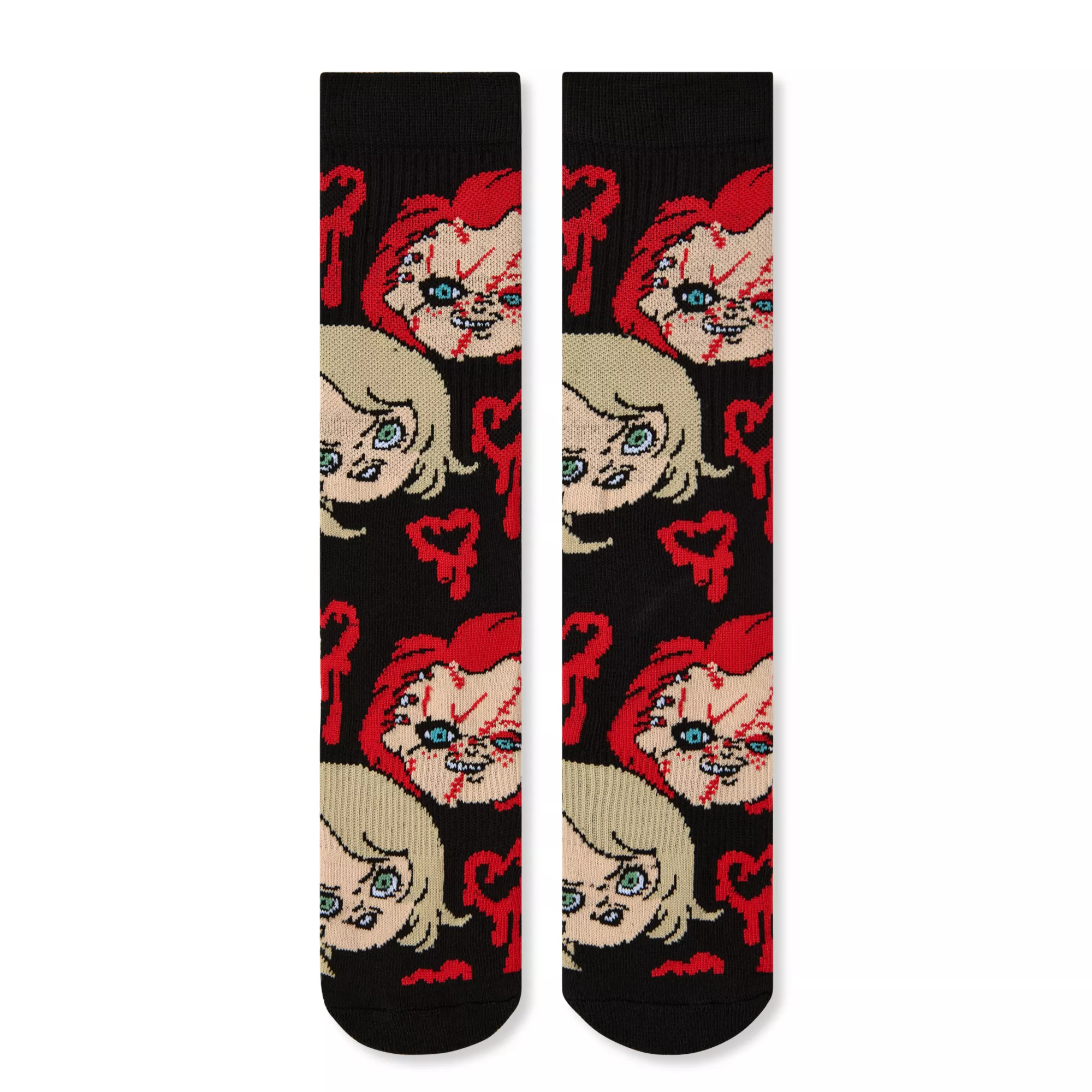 Chucky and Tiffany Crew Socks - 2 Pair at Spencer's