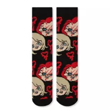 Chucky and Tiffany Crew Socks - 2 Pair at Spencer's