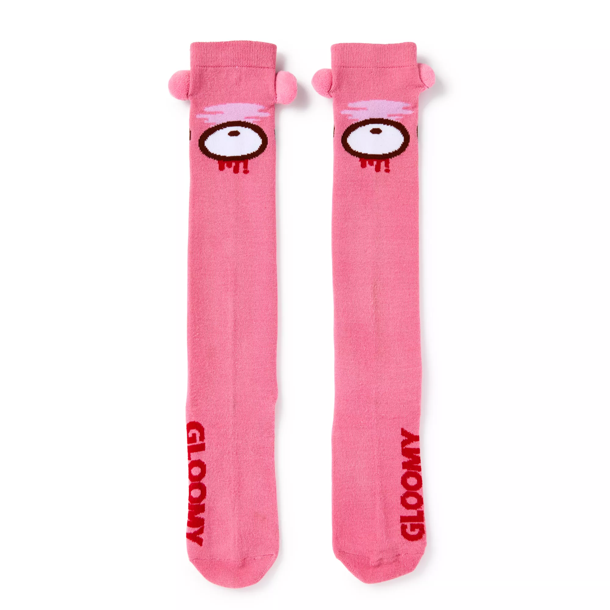 3D Pink Gloomy Bear Knee High Socks at Spencer's
