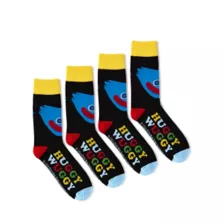 Poppy Playtime Huggy Wuggy Crew Socks - 2 Pair at Spencer's