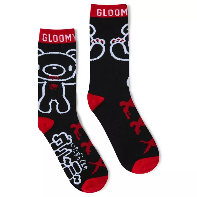 Gloomy Bear Crew Socks - 2 Pair at Spencer's