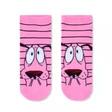 Courage the Cowardly Dog No Show Socks - 5 Pack at Spencer's
