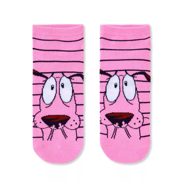 Courage the Cowardly Dog No Show Socks - 5 Pack at Spencer's
