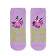 Courage the Cowardly Dog No Show Socks - 5 Pack at Spencer's