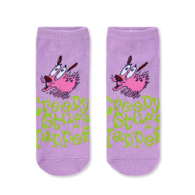 Courage the Cowardly Dog No Show Socks - 5 Pack at Spencer's