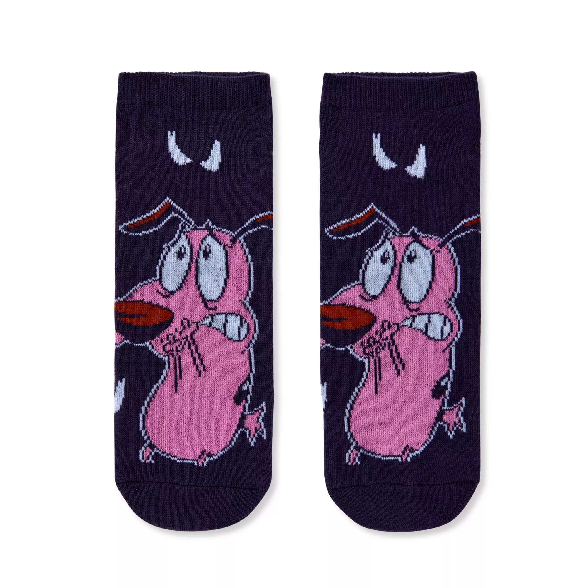 Multi-Pack Courage the Cowardly Dog Ankle Socks - 5 Pair at Spencer's