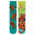 Multi-Pack Scooby-Doo Print Crew Socks - 2 Pack at Spencer's