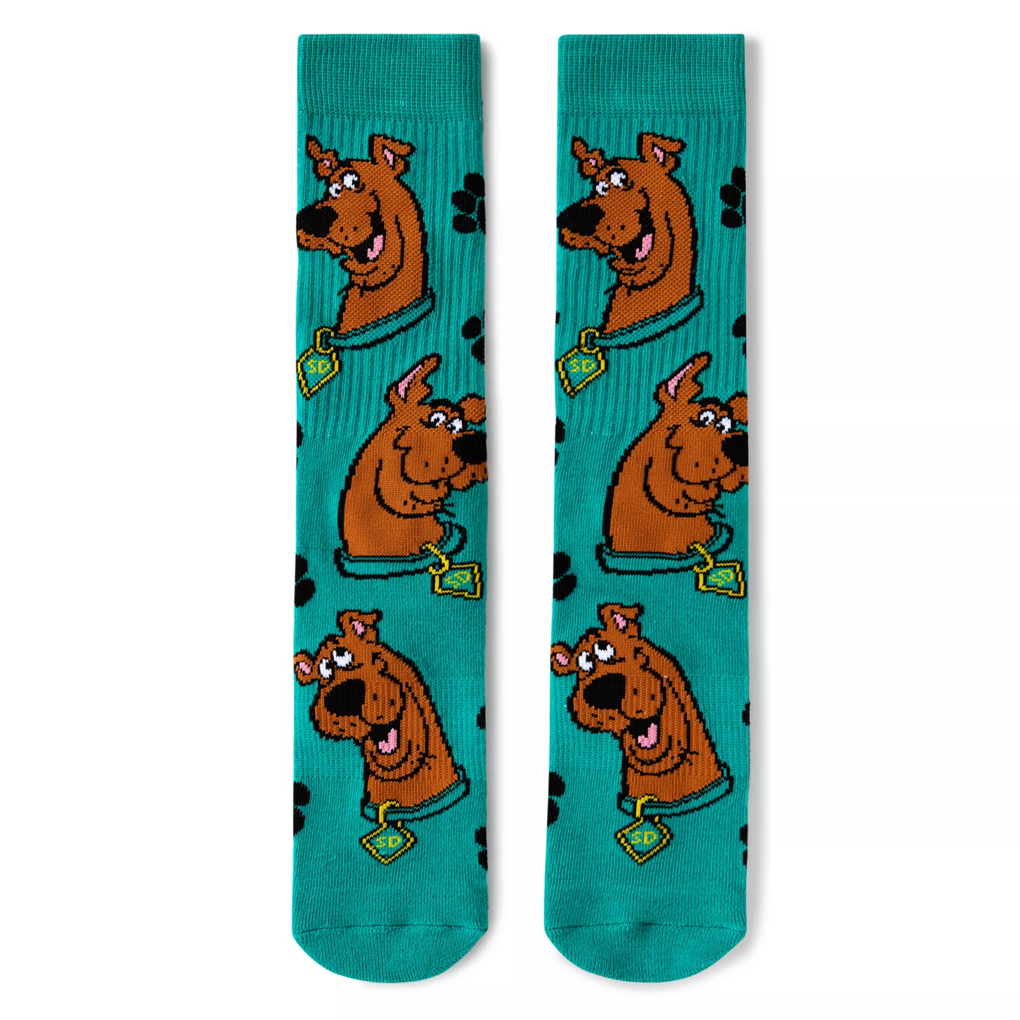 Multi-Pack Scooby-Doo Print Crew Socks - 2 Pack at Spencer's