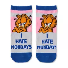 Multi-Pack Garfield No Show Socks - 5 Pack at Spencer's