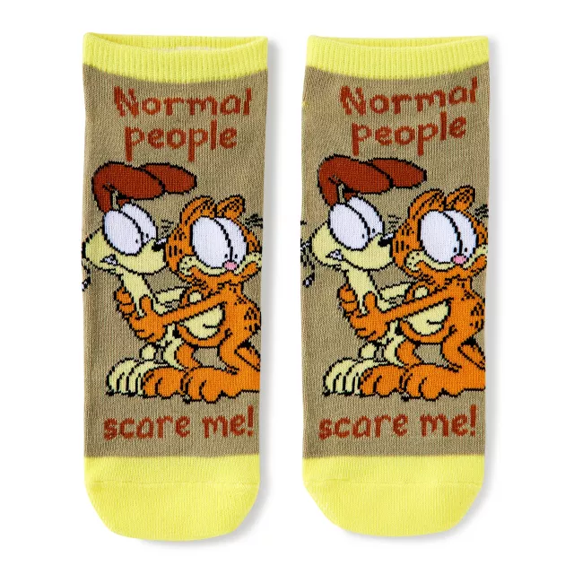 Multi-Pack Garfield No Show Socks - 5 Pack at Spencer's