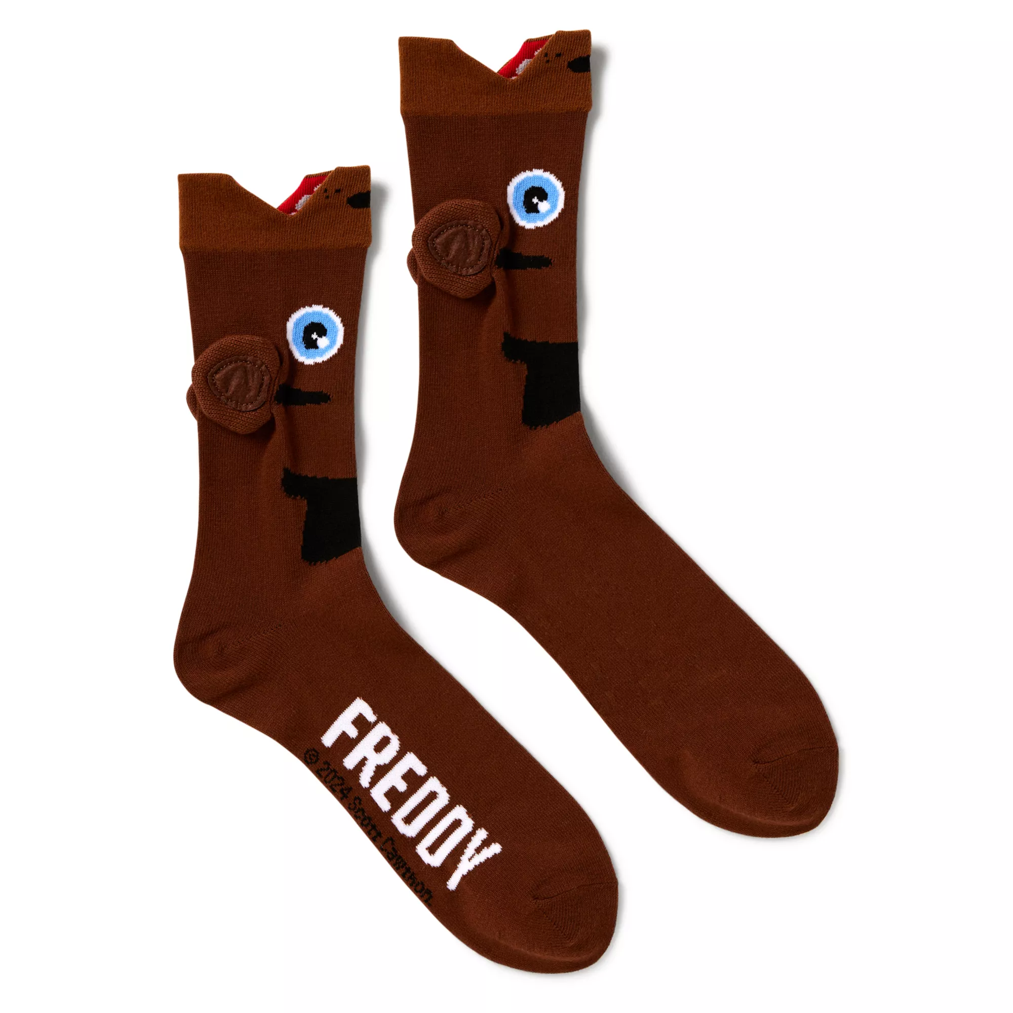 Freddy Fazbear Bite Crew Socks - Five Nights at Freddy's at Spencer's