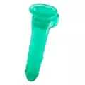 Crystal Clear Dildo Turquoise - RealRock at Spencer's