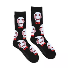 Jigsaw Crew Socks - Saw at Spencer's